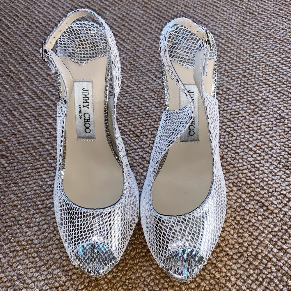 Jimmy Choo Platform Slingback Pumps